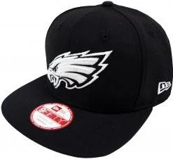 New Era Philadelphia Eagles Black White Logo Snapback Cap 9fifty Limited Edition