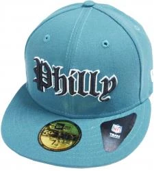 New Era Philadelphia Eagles Gothic Pine Needle Green NFL Cap 59fifty 5950 Fitted Basecap Kappe Men Special Limited Edition