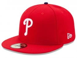 New Era Philadelphia Phillies AC Performance Game 59fifty Fitted Cap Authentic