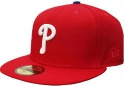 New Era Philadelphia Phillies Sidepatch Red Cap 59fifty 5950 Fitted Limited Edit