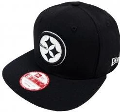 New Era Pittsburgh Steelers Black White Logo Snapback Cap 9fifty Limited Edition