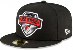 New Era Portland Trail Blazers Official NBA Tip Off 2020 59fifty 5950 Fitted Cap Black