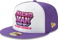 New Era Randy Savage Macho Man Purple WWE Cap 59fifty 5950 Fitted Limited Edition