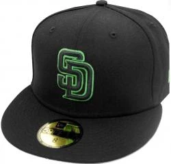 New Era San Diego Padres Black Kelly 59fifty Limited Edition Fitted Cap