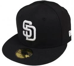New Era San Diego Padres Black White 59fifty Fitted Cap Basecap Limited Edition