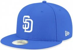 New Era San Diego Padres Light Royal Cap 59fifty 5950 Fitted MLB Limited Edition
