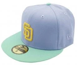 New Era San Diego Padres Lilac Mint Sidepatch 59fifty 5950 Fitted Cap Limited Exclusive Edition