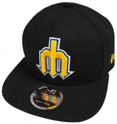New Era Seattle Mariners Cooperstown Classics Snapback Cap Black 9fifty 950 Limited Special Edition