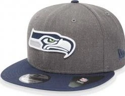 New Era Seattle Seahawks NFL Dark Heather Snapback Cap 9fifty 950 S M Basecap