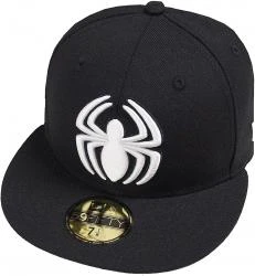 New Era Spiderman Black White Cap 59fifty 5950 Fitted Basecap Kappe Men Limited Special Edition