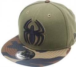 New Era Spiderman Olive Camo Visor Marvel Snapback Cap 9fifty 950 OSFA Exclusive