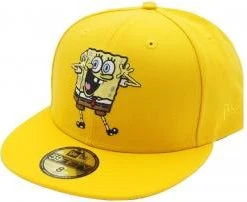 New Era Spongebob Yellow 59fifty Limited Edition Fitted Cap