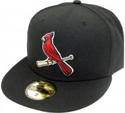 New Era St. Louis Cardinals Black Sidepatch 59fifty Limited Edition Fitted Cap