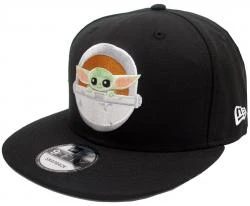 New Era Star Wars Mandalorian The Child Black Snapback Cap 9fifty 950 OSFA Limited Exclusive Edition