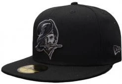 New Era Tampa Bay Buccaneers Classic Logo Black Graphite Cap 59fifty 5950 Fitted Limited Edition