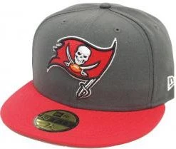 New Era Tampa Bay Buccaneers Grey Red 2 Tone On Field NFL Cap 59fifty 5950 Fitted Limited Edition