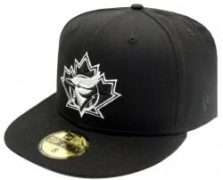 New Era Toronto Blue Jays Black White Cooperstown 59fifty Limited Edition Fitted Cap