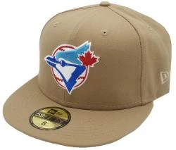 New Era Toronto Blue Jays Khaki Cooperstown Sidepatch 59fifty Limited Edition Fitted Cap