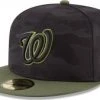 New Era Washington Nationals Memorial Day Fitted Cap 59fifty Basecap Limited Special Edition