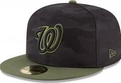 New Era Washington Nationals Memorial Day Fitted Cap 59fifty Basecap Limited Special Edition