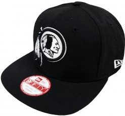 New Era Washington Redskins Black White Logo Snapback Cap 9fifty Limited Edition