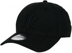 New Era Yankees Stretch Fit Cap Black On Black 3930 39thirty Curved Visor S M