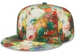New Era X Louvre Floral AOP 59fifty 5950 Fitted Cap Limited Edition
