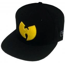 Wu-Wear Wu Symbol Logo Snapback Cap Wu-Tang Clan Black Schwarz Bonnet